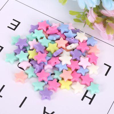 China Diy craft kits mix Pentagon Pony Beads Star Shaped Acrylic bead for DIY kids craft for sale