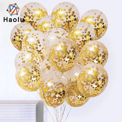 China Gift Toy Customized 12 inch party decoration confetti balloonwholesale for sale