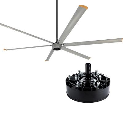 China Warehouse Workshop Gym Logistic Central Factory High Efficiency 5 Blades Big Industrial Ceiling Fans With Low Power Consumption for sale