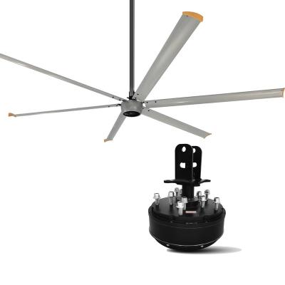 China Warehouse Workshop Logistics Central Gym Fan Air Circulation HVLS FAN Malaysia Large 15000 (m3/min) 7.3 Meter Ceiling Fan for sale