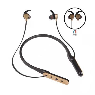 China Sports Blue Neckband Earphone Neckband 5.0 Tooth Stereo Magnetic Earbuds Music Wireless Earbuds With Mic For xiaomi Samsung for sale