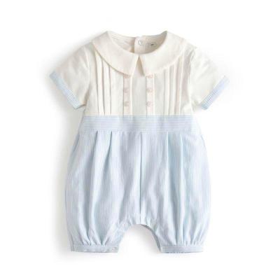 China 2021 Polyester/Cotton In Running Boutique Romper Baby Boy Cotton Newborn Baby Grows Summer Boys Spain Bubbles Spanish Clothing Wholesale for sale