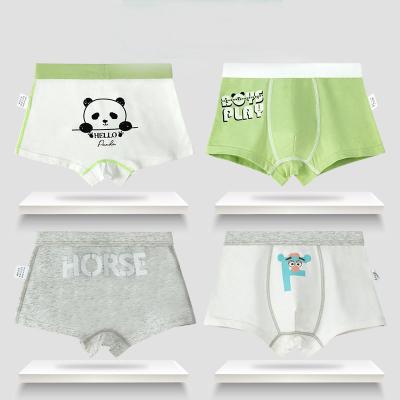 China Breathable Wholesale 8 Pcs Multipack Toodler Boy Kid Cute Boxer Briefs Underwear for sale