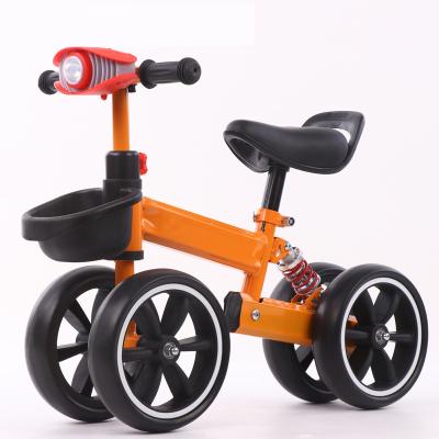 China Baby Ride On Outdoor Activity EU Design 4 Wheels Kids Kid Balance Push Tricycle Bike For Toddler for sale