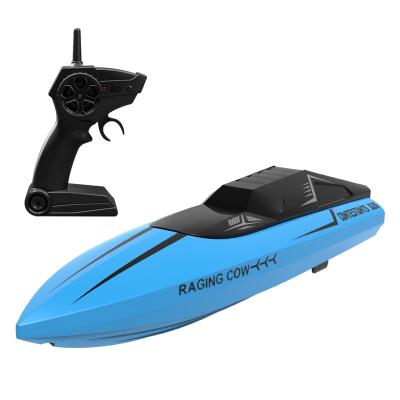 China 2.4Ghz RC Hobby 2.4Ghz Child High Speed ​​Brushless Speed ​​Boat Power Racing Boat Adult Plastic Floating Remote Control Toy for sale