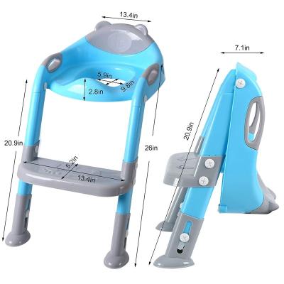 China Available 4 Size Amazon Hot Sale Kids Kids Toilet Plastic Baby Potty Step Stool Squtty Training Seat for sale