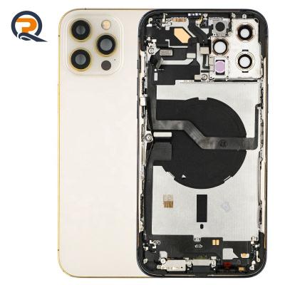 China Original For Iphone Replacement Repairing Original Battery Cover Housing 14 13 12 pro Max Glass Rear Back Cover For Iphone Replacement for sale