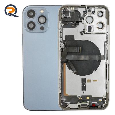 China Original For Iphone Replacement Repairing Original Back Cover Assembly With Flex Cables Replacement For Iphone 13 pro Max Housing Repairing for sale