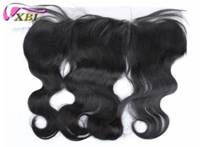 China Healthy Swiss Lace Ear To Ear Lace Frontal / Body Wave Brazilian Virgin Human Hair for sale