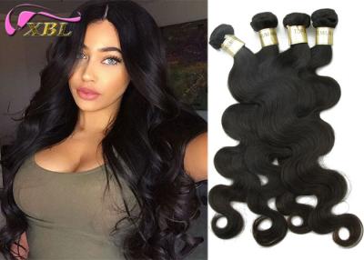 China Steamed Made 20 Inch Malaysian Virgin Hair Body Wave Weft CanBe Curled Well for sale