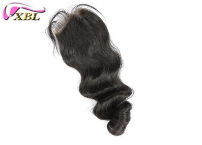 China Lace Base Full Lace Closure Sew In Loose Wave With Transparent Plastic Bag For Each Bundle for sale