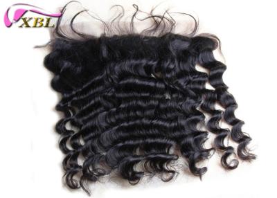 China Frontals completos do laço da onda profunda fraca com cabelo do bebê para extremidades completas da base suíça do laço à venda