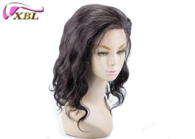 China 4 Clips Inside Remy Full Lace Human Hair Wigs With Baby Hair , Body Wave Style for sale