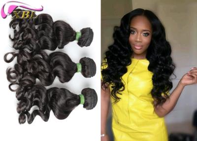 China 8A Mongolian Remy Clip In Human Hair Extensions Loose Body Wave Can Be Dyed Well One Donor Hair for sale