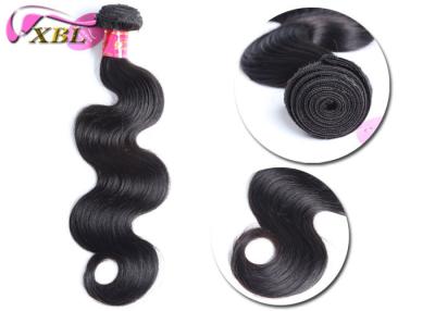 China Full Cuticles Wavy Indian Virgin Hair Weft Can Be Curled Well Length 8