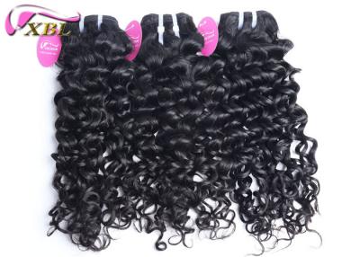 Chine Une couleur noire de trame de Jerry de boucle de cheveux péruviens de distributeur de Vierge aucune mauvaise odeur à vendre