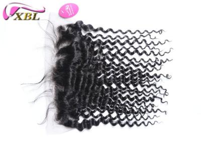 China Natural Hairline Ear To Ear Lace Frontal 13x4.5 Virgin Malaysian Deep Wave 16