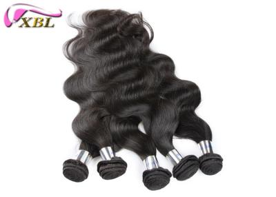 China 100% Unprocessed Malaysian Virgin Hair No Tangle & No Shed Body Wave Human Hair Weft for sale