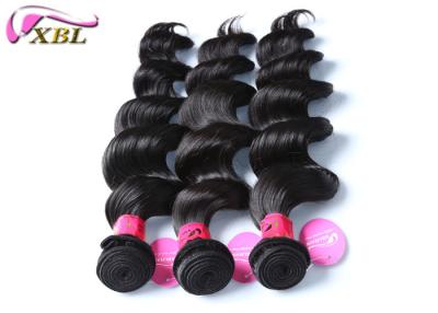 China Indian Loose Wave Indian Virgin Hair Young Girl Hair Weaves Black Color 18 Inch for sale