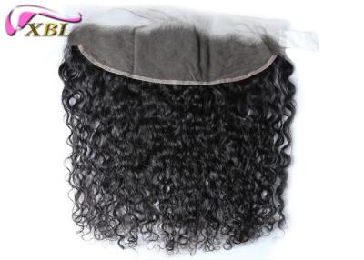 China Hellbraunes Ohr 13x4 zur Ohr-Spitze-Stirnseite mit Baby-Haar-freier Trennung, italienische Locken-Art zu verkaufen