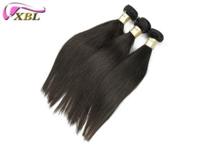 China Silky Straight Virgin Brazilian Hair Bundles Double Drawn Virgin Human Hair Natural Black for sale