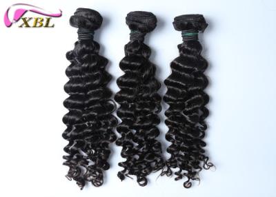 China Natural Black Human Brazilian Virgin Hair Extensions No Tangle And Shedding for sale