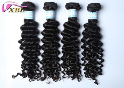 China Deep Wave Indian Virgin Hair Weft Small Curl Style Unprocessed for sale