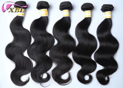 China 30 inch Indian Virgin Hair Weft / Unprocessed Human Body Wave for sale