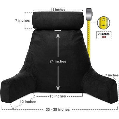 China Anti-Static Reading TV Relax Cushion Back Support Reading Bed Pillow for sale