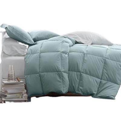 China Durable Luxury Quality 100% Cotton Goose Down Fill Natural Comforter Sets for sale