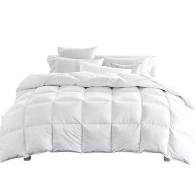 China Ultra Soft White Luxury Soft Bedding Bed Comforter Set Goose Down Comforter for sale