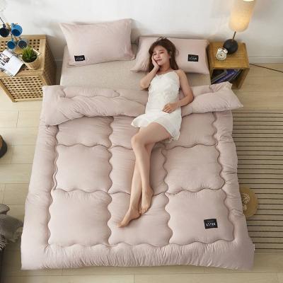 China Hotel Bedspread King Size Soft Mattress Toppers Gusset 5 Star Anti Dust Sleeping Mite Mattress Pad Well For Hotel Bed for sale