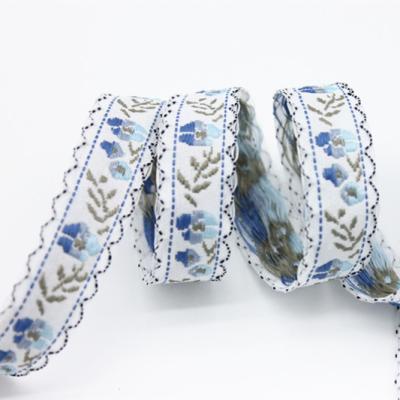 China Ethnic Jacquard Ribbon Trimming Strap Viable Customize Woven 100% Polyester Customer' s design is welcomed Iso9001: Ginyi 2000 for sale