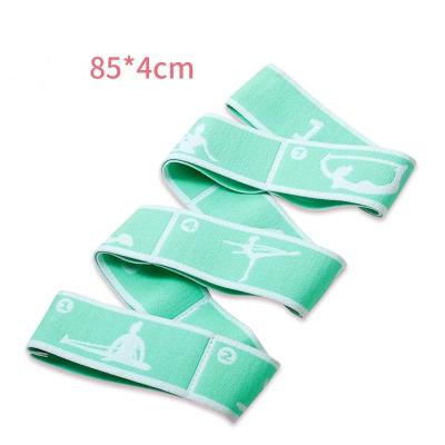 China Latex Rubber Band Polyester Belt Stretching Belt Yoga GINYI Band Yoga Pilates GYM Fitness Exercise Resistance Latin Stretching Band for sale