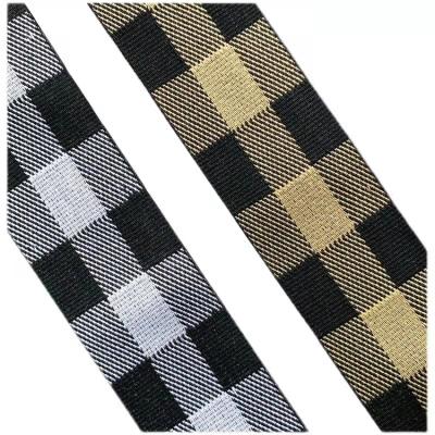 China GINYI Manufacturer Custom Jacquard Elastic Band Gingham/Elastic Plaid/Verified Customized Elastic Band Underwear en venta