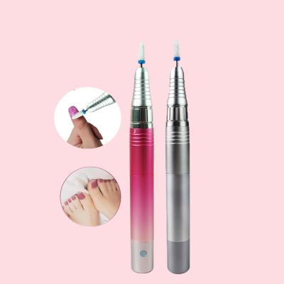 China 2022 Portable Beauty Manicure Home-use New Product Salon Use Home or Professional Use Nail Art Tool Electric Cordless Nail Drill Portable Nail Polishing Pen for sale