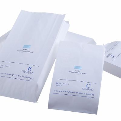 China Disposable Sterilization Pouches Gusseted Paper Bags For Medical Device Packaging for sale