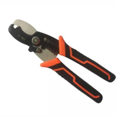 China MULTI FUNCTIONAL Factory Supply Multi Function Tools Cable Cut Crimping Strippers Cable Cutter Pliers With Fiberglass Handle Tpr Coated for sale