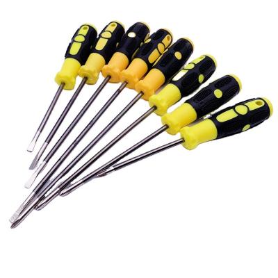 China High Quality TPR Repair Handle Screwdriver Hand Tools CRV Magnetic Flat Slotted Screwdriver Cross Screwdriver for sale