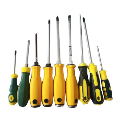 China Repair TPR High Quality Handle Magnetic Flat Screwdriver Hand Tools CRV Torque Screwdriver Slotted Cross Screwdriver Screwdriver for sale