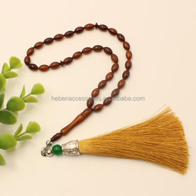 China Religious Export Saudi Arabia Religious Gifts DIY Color Kuka Tasbeeh Pendant Muslim Turkish 33 Ball Bracelet Beaded Rosary Counter for sale