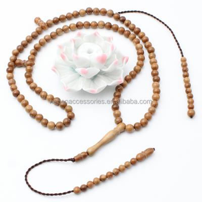 China China factory 5mm rosary necklace 99 religious round prayer beads custom made muslim tesbih kuka pendant for sale