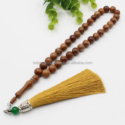 China Yiwu Kuka Tasbeeh Tassel Gift Men's Bracelet 100% Religious Custom Islam Prayer Around 33 Beads Muslim Tasbih for sale