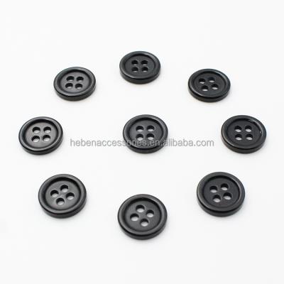 China Factory Viable Machine Do Not Leg Snap Switch Button No Printed Logo 4 Hole Big Colorful 15MM 20MM Plastic Resin Shirt Coat Buttons for sale