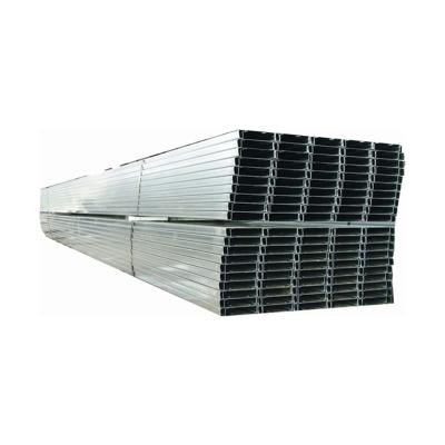 China Construction c channel 3 cm gi galvanized channel u-bar steel u-steel c-steel for sale