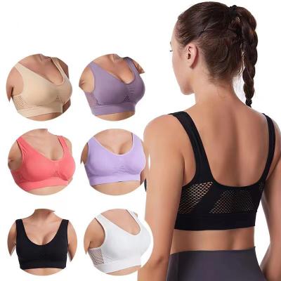 China Big Breast Ladies Brand Sporta Seamless Bra QUICK DRY Custom Seamless Comfortable Removable Bra Pads Plus Size Beha Bra For Women for sale