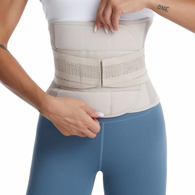 China Breathable 3 in 1 Logo Fajas Colombian Gym Sports Custom Slimming Latex Stomach Wrap Belt Compression Body Shaper Waist Trainer Belt for sale