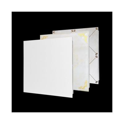 China Integrated Acoustic Ceilings Ceiling Tiles Powder Coated Clip In Suspended Metal Ceiling Aluminum Ceiling Tiles 60*60 for sale