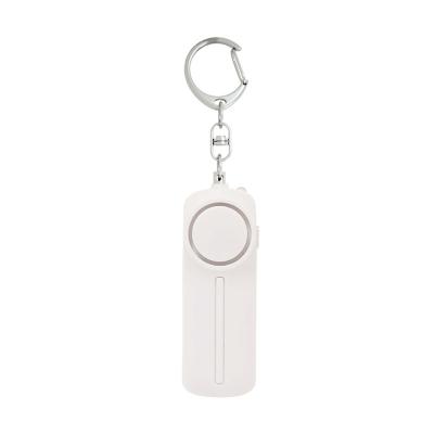 China Personal Security Safety Alarm Kids Self-defense Sound Alarm Recharable Key Chain Key Chain For Women for sale