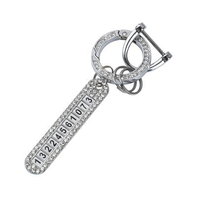 China NEW GIFT Motorcycle Luxury Car Key Chain Shiny Metal Key Rings With Custom Logo for sale